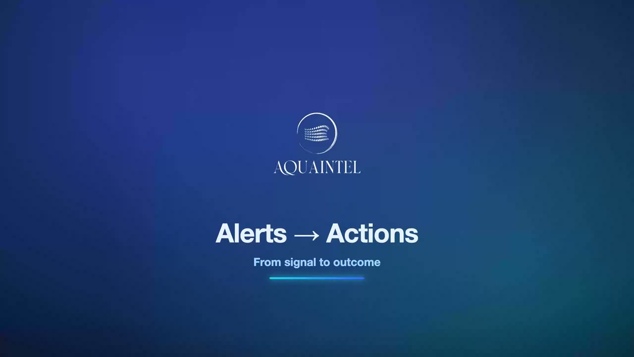Alerts → Actions